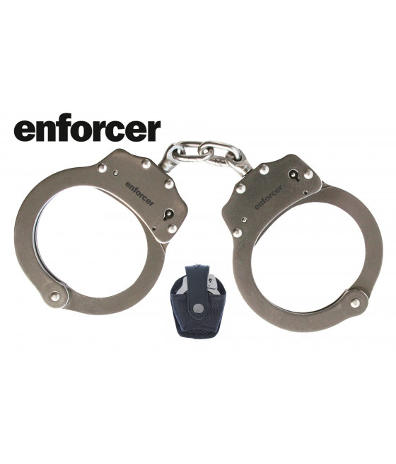 enforcer Edelstahl Handfessel kompl. mit Etui